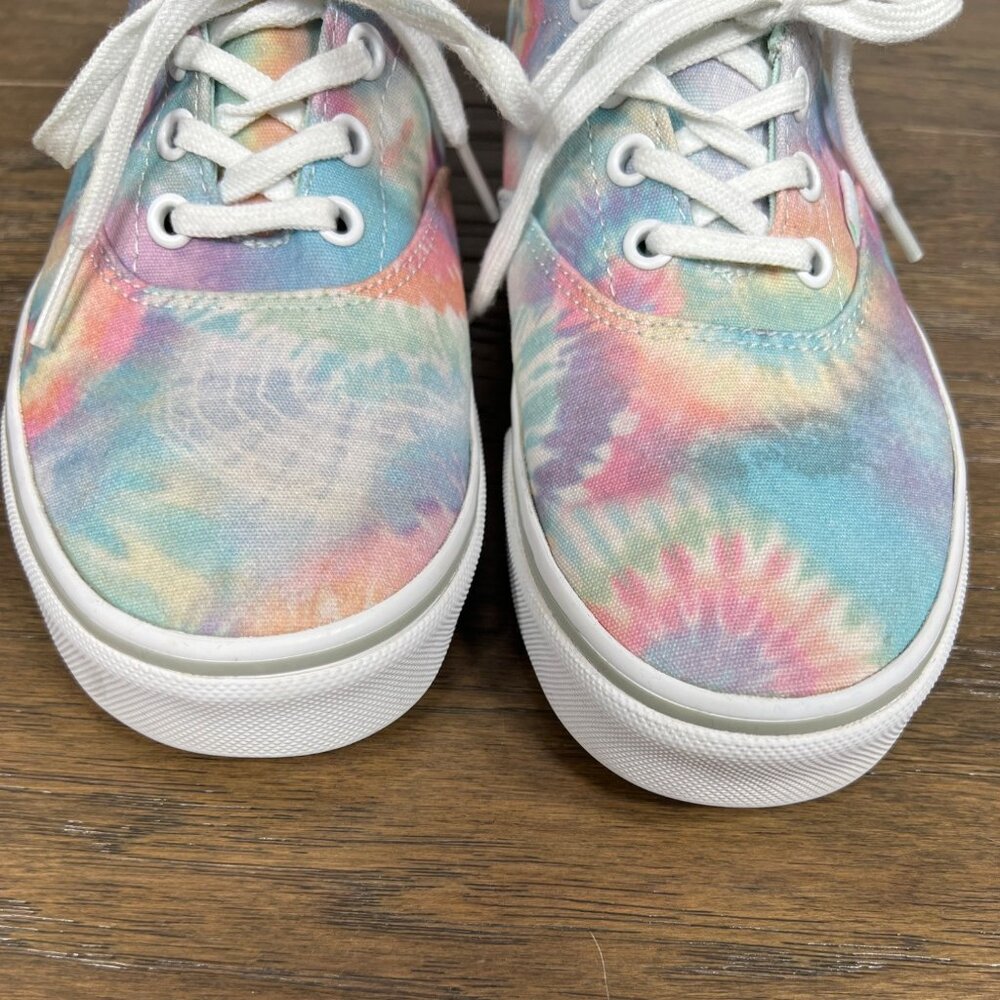 VANS Doheny Tie Dye Sneakers Blue White Pink Women's Size 8 #721356 EUC - Picture 2 of 9